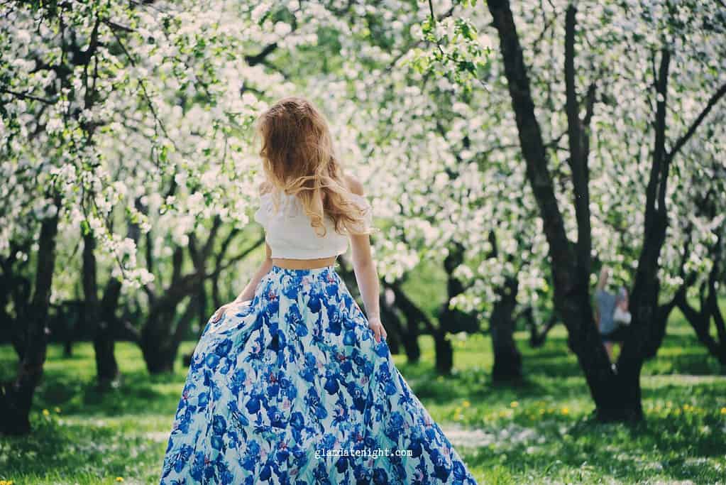 Boho Vibes Maxi Skirt and Knit Top